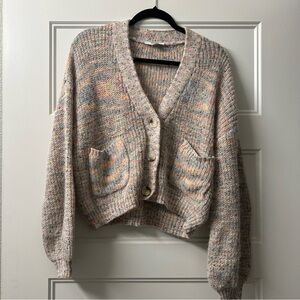 Bb dakota golden house confetti rainbow cardigan